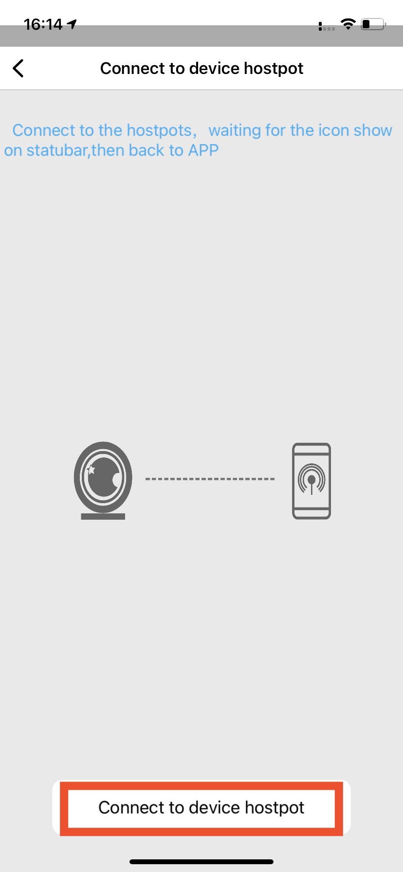 Kết nối tới camera qua wifi