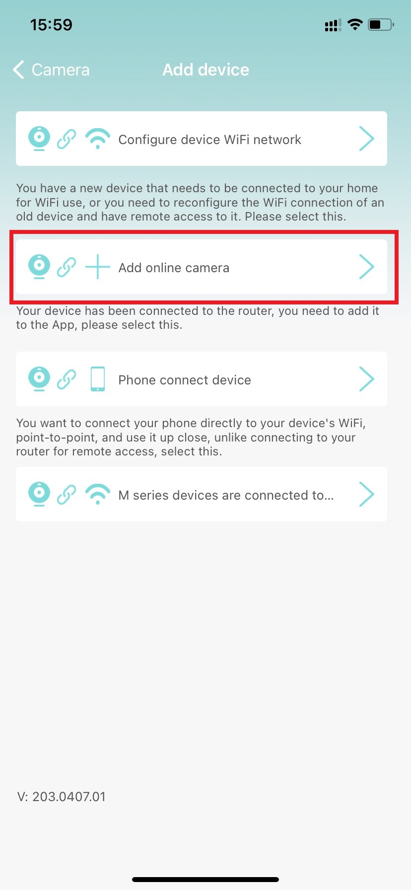 Nhấn add để tiếp tục